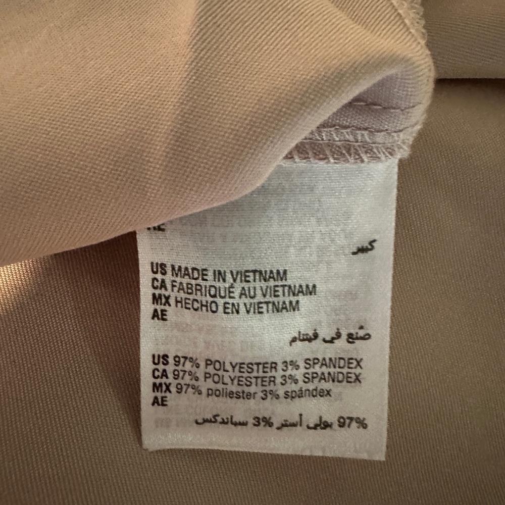 Satin shirt in Cream champagne by Alfani. - Picture 7 of 7